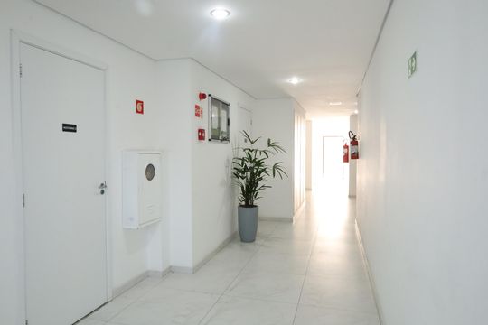 Área comum - Saguão do prédio de apartamento à venda com 2 quartos, 56m² em Vila Giordano, São Paulo
