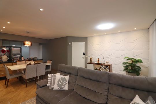 Sala de apartamento à venda com 2 quartos, 104m² em Centro, São Bernardo do Campo