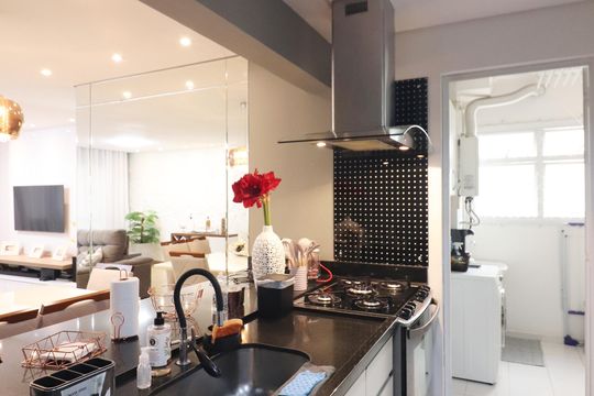 Cozinha de apartamento à venda com 2 quartos, 104m² em Centro, São Bernardo do Campo