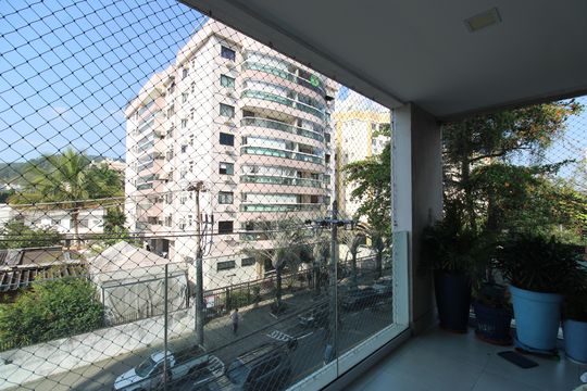 Suíte 1 - Varanda de apartamento à venda com 3 quartos, 117m² em Freguesia (jacarepaguá), Rio de Janeiro