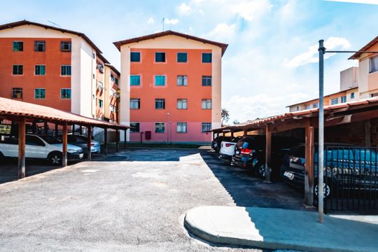 Área externa de apartamento para alugar com 2 quartos, 50m² em Vera Lúcia (justinópolis), Ribeirão das Neves