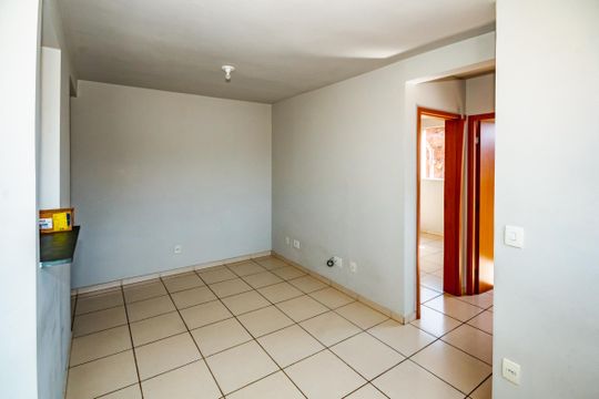 Sala de apartamento para alugar com 2 quartos, 50m² em Vera Lúcia (justinópolis), Ribeirão das Neves