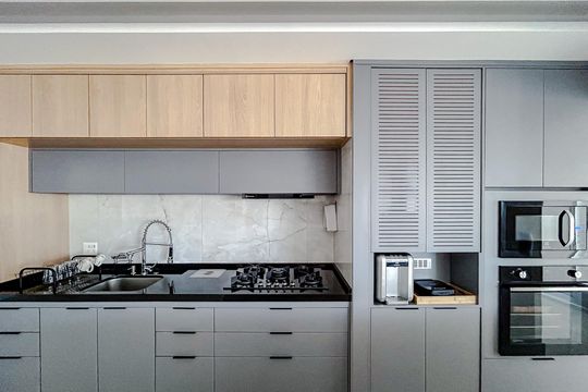 Cozinha de apartamento para alugar com 2 quartos, 105m² em Tatuapé, São Paulo
