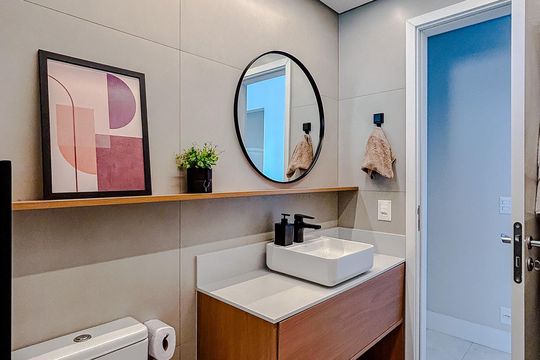 Banheiro de apartamento para alugar com 2 quartos, 105m² em Tatuapé, São Paulo