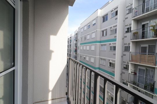 Varanda de apartamento à venda com 2 quartos, 40m² em Jurubatuba, São Paulo