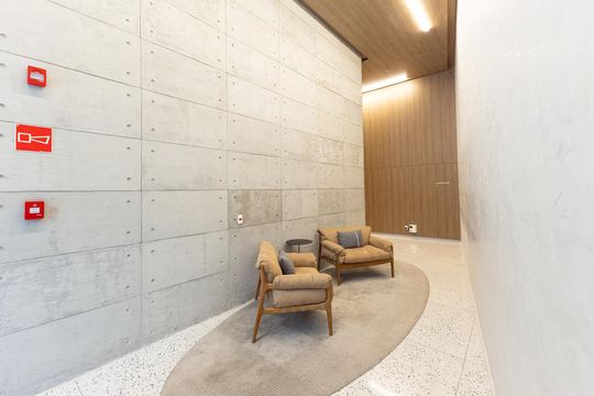 Área comum - Hall de entrada de kitnet/studio à venda com 1 quarto, 33m² em Vila Olímpia, São Paulo