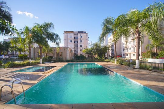 Área comum - Piscina de apartamento para alugar com 2 quartos, 50m² em Santos Dumont, São Leopoldo