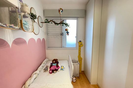 Quarto 3 de casa de condomínio à venda com 3 quartos, 110m² em Vila Gomes, São Paulo