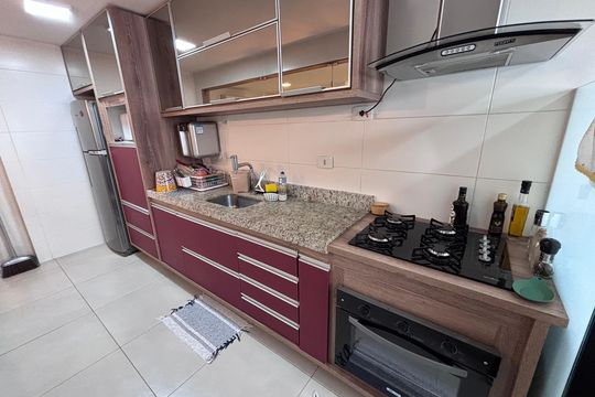 Cozinha de apartamento à venda com 2 quartos, 89m² em Recreio dos Bandeirantes, Rio de Janeiro