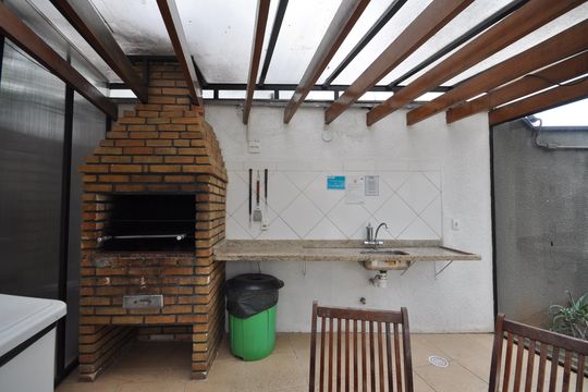 Área comum - Churrasqueira II de apartamento à venda com 3 quartos, 64m² em Parque Novo Mundo, São Paulo