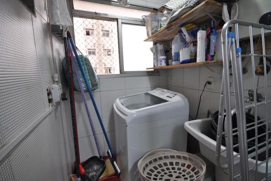 Área de Serviço de apartamento à venda com 3 quartos, 64m² em Parque Novo Mundo, São Paulo