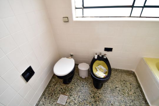 Banheiro Social de casa para alugar com 3 quartos, 380m² em Nova Campinas, Campinas