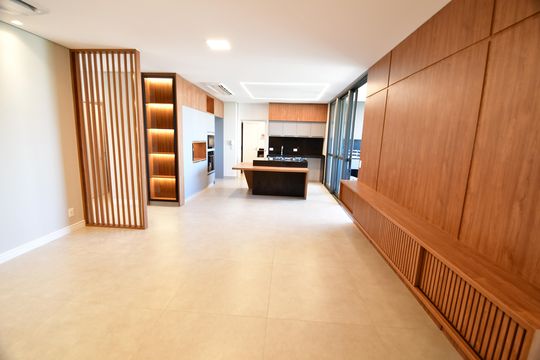 Sala de apartamento à venda com 3 quartos, 145m² em Nova Campinas, Campinas