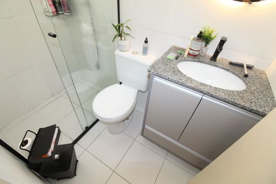 Banheiro de apartamento para alugar com 3 quartos, 67m² em Jardim Terras do Sul, São José dos Campos