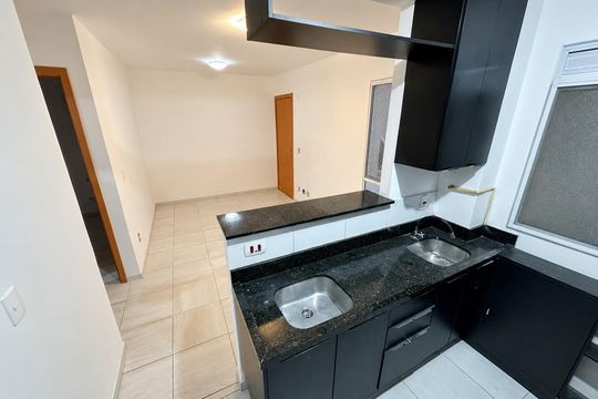 Cozinha de apartamento para alugar com 2 quartos, 39m² em Canudos, Novo Hamburgo
