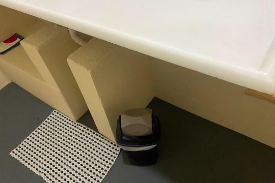 Cozinha de apartamento para alugar com 1 quarto, 35m² em Jardim Leonor, Campinas