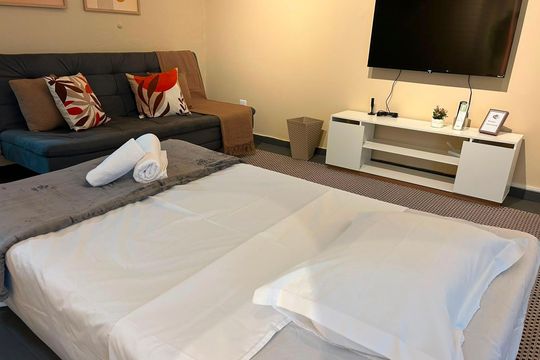Sala de apartamento para alugar com 1 quarto, 35m² em Jardim Leonor, Campinas