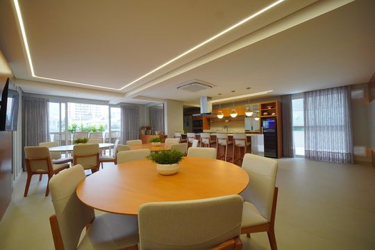 Salão de Festas de apartamento para alugar com 2 quartos, 74m² em Barreiros, São José