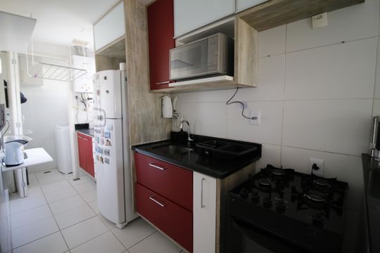 Cozinha de apartamento à venda com 3 quartos, 64m² em Freguesia (jacarepaguá), Rio de Janeiro
