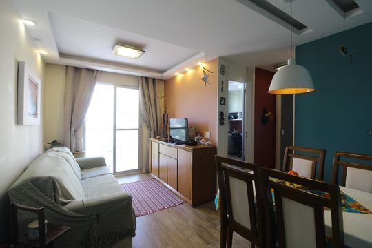 Sala de apartamento à venda com 2 quartos, 52m² em Recreio dos Bandeirantes, Rio de Janeiro