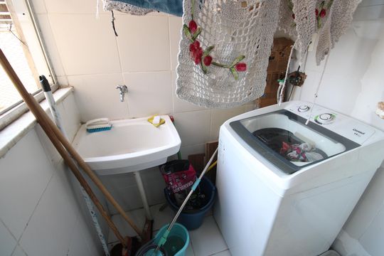 Área de serviço de apartamento à venda com 2 quartos, 55m² em Jacarepaguá, Rio de Janeiro