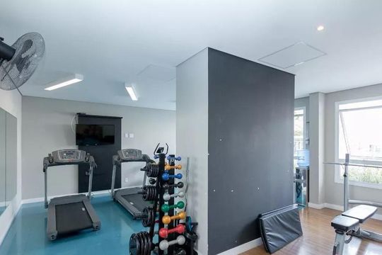 Área comum - Academia de apartamento para alugar com 2 quartos, 76m² em Campo Belo, São Paulo