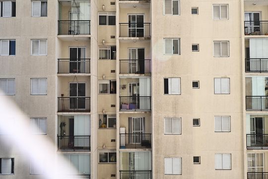 Vista de apartamento à venda com 2 quartos, 48m² em Parque Jaçatuba, Santo André
