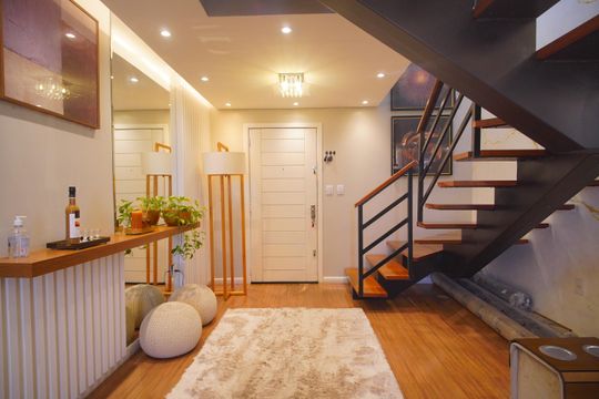 sala de apartamento à venda com 3 quartos, 220m² em Morro do Espelho, São Leopoldo