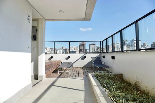 Área comum - Piscina de apartamento para alugar com 2 quartos, 58m² em Lourdes, Belo Horizonte