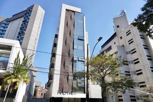 Fachada  de apartamento para alugar com 2 quartos, 58m² em Lourdes, Belo Horizonte