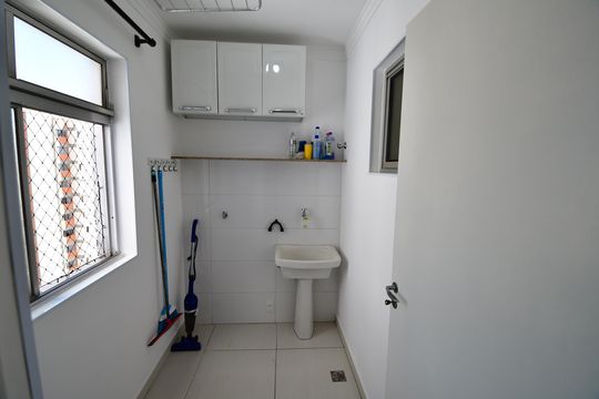 Área de Serviço de apartamento à venda com 1 quarto, 46m² em Centro, Campinas