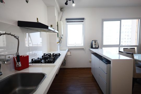 Sala/Cozinha de apartamento para alugar com 2 quartos, 46m² em Novo Osasco, Osasco