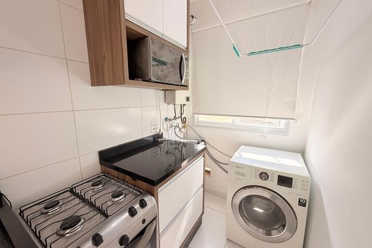 Área de Serviço de apartamento para alugar com 2 quartos, 49m² em Ponte Sao Joao, Jundiaí