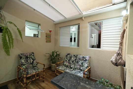 Hall de apartamento à venda com 3 quartos, 80m² em Utinga, Santo André