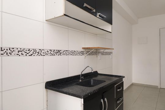 Cozinha de apartamento para alugar com 2 quartos, 37m² em Vila Progresso (zona Leste), São Paulo