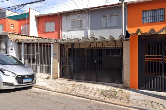 Fachada de casa para alugar com 2 quartos, 92m² em Jardim Bela Vista, Santo André