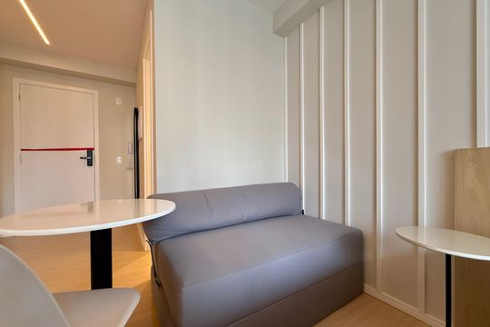Sala de kitnet/studio para alugar com 1 quarto, 27m² em Brooklyn, São Paulo