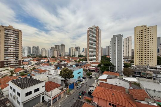 Vista  de kitnet/studio para alugar com 1 quarto, 27m² em Brooklyn, São Paulo