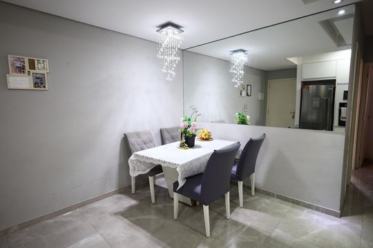 Sala de apartamento à venda com 3 quartos, 69m² em Jaguaribe, Osasco