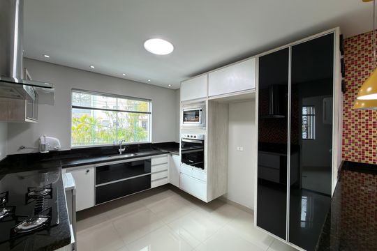 Cozinha de apartamento para alugar com 2 quartos, 64m² em Vila Alvaro Marques, São Bernardo do Campo