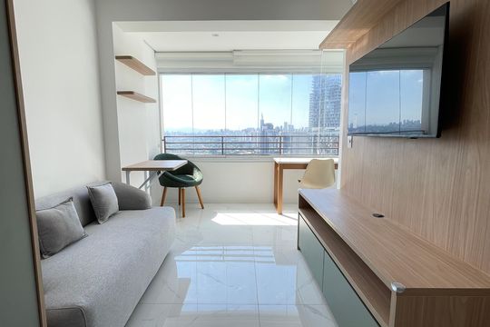 Sala de apartamento para alugar com 1 quarto, 32m² em Butantã, São Paulo