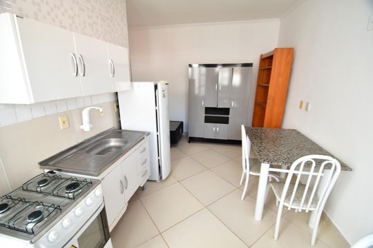 Cozinha de kitnet/studio para alugar com 1 quarto, 40m² em Cidade Universitária, Campinas