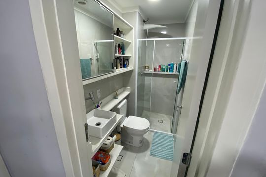 Banheiro de apartamento à venda com 2 quartos, 34m² em Tatuapé, São Paulo