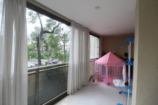 Sala - Varanda de apartamento à venda com 3 quartos, 107m² em Freguesia (jacarepaguá), Rio de Janeiro