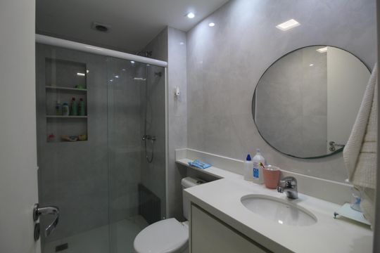 Banheiro Social de apartamento à venda com 3 quartos, 107m² em Freguesia (jacarepaguá), Rio de Janeiro