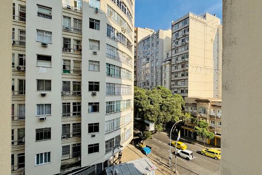 Vista do studio de apartamento para alugar com 1 quarto, 25m² em Copacabana, Rio de Janeiro