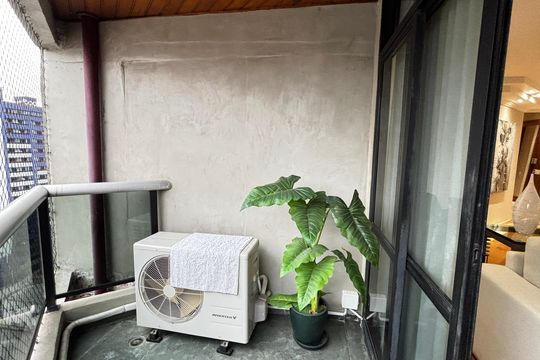 Sala - Sala de Jantar Varanda de apartamento para alugar com 4 quartos, 320m² em Jardim, Santo André