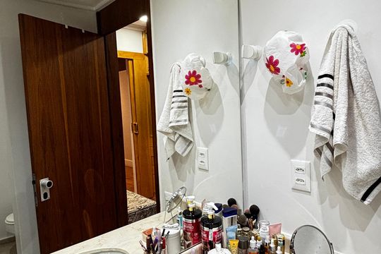 Banheiro da Suíte 2 de apartamento para alugar com 4 quartos, 320m² em Jardim, Santo André