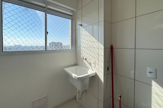 Área de Serviço de apartamento para alugar com 2 quartos, 51m² em Jardim Campestre, São Bernardo do Campo
