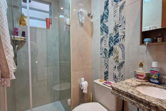 Banheiro de apartamento à venda com 3 quartos, 69m² em Vila Vera, São Paulo